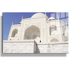 Marsilyan Şehirler ve Manzaralar, Yapay Zeka Destekli, 3D Dekoratif Baskı Yatay Cam Tablo 30