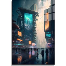 Marsilyan Space/uzay Yapay Zeka Özel Tasarım Cam Tablo Ofis, Mutfak Çocuk Odası, Salon 213