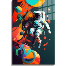 Marsilyan Space/uzay Yapay Zeka Özel Tasarım Cam Tablo Ofis, Mutfak Çocuk Odası, Salon 131