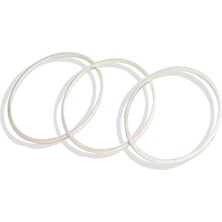 Kadir Jewellery 22 Ayar Gümüş Kaplama Ayarlanabilir Trend Bilezik B39, one size
