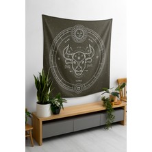 Bohem,yoga, Meditasyon,burçlar ve Mandala Temalı,  Duvar Örtüsü 46