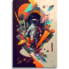 Marsilyan Space/uzay Yapay Zeka Özel Tasarım Cam Tablo Ofis, Mutfak Çocuk Odası, Salon 77