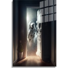 Marsilyan Space/uzay Yapay Zeka Özel Tasarım Cam Tablo Ofis, Mutfak Çocuk Odası, Salon 218