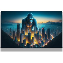Marsilyan Sanatsal Yapayzeka, Creative Art, 3D Dekoratif Baskı Yatay Cam Tablo 367