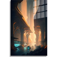 Marsilyan Space/uzay Yapay Zeka Özel Tasarım Cam Tablo Ofis, Mutfak Çocuk Odası, Salon 191