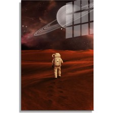 Marsilyan Space/uzay Yapay Zeka Özel Tasarım Cam Tablo Ofis, Mutfak Çocuk Odası, Salon 21