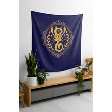 Bohem,yoga, Meditasyon,burçlar ve Mandala Temalı,  Duvar Örtüsü 107