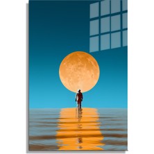 Marsilyan Space/uzay Yapay Zeka Özel Tasarım Cam Tablo Ofis, Mutfak Çocuk Odası, Salon 138