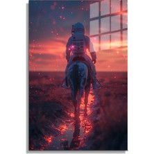 Marsilyan Space/uzay Yapay Zeka Özel Tasarım Cam Tablo Ofis, Mutfak Çocuk Odası, Salon 141