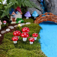 100X Minyatür Ük Bonsai Dıy Zanaat Teraryum Heykelcik Peyzaj Dekor Açıığı (Yurt Dışından)