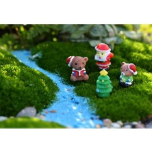 Tahan Mikro Peyzaj Mini Reçine Bonsai Peri Noel Baba (Yurt Dışından)