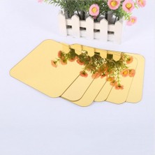 Tahan 6 5." Çıkarılabilir Efekti Akrilik Sticker Çıkartması Odası Dekor #2 15X15 cm Altın (Yurt Dışından)