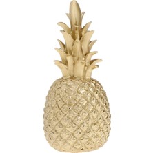 Altın Reçine Ananas Şınma Hediyesi Dekoratif El Sanatları 5.5X5.5X15CM (Yurt Dışından)