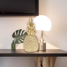 Altın Reçine Ananas Şınma Hediyesi Dekoratif El Sanatları 5.5X5.5X15CM (Yurt Dışından)