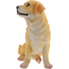 Labrador Figürleri Heykelleri Mini Reçine Zanaat Minyatür (Yurt Dışından)