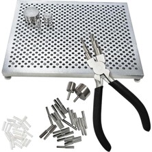 Tel Bükme Jig Tel Bükme Pensesi 30 Metal Mandal Kompakt Takı Yapımı Araçları (Yurt Dışından)