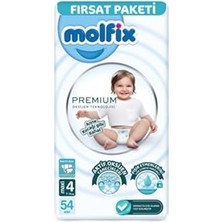 Molfix Premium Fırsat Pak Maxi (4 Beden) 54 Adet