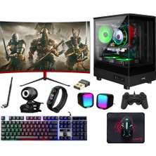 Turbox TX6187 I5 11400F 32GB Ram 512GB SSD 8gb RX580 23.6 Curved 165Hz Oyuncu Masaüstü Bilgisayarı