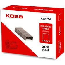 KOBB KBZ214 14 mm 2500 Adet 200 Serisi Ağır Hizmet Tipi Zımba Teli