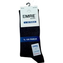 Emre Erkek Dikişsiz Çorap 100% Pamuk - 6 Adet