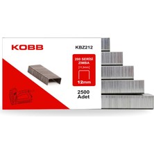 KOBB KBZ212 12 mm 2500 Adet 200 Serisi Ağır Hizmet Tipi Zımba Teli