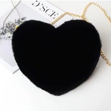 Kalp Peluş Çanta