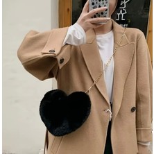 Kalp Peluş Çanta