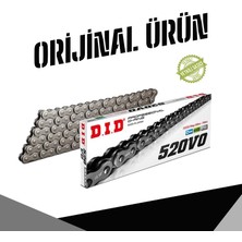 DID Dıd Bajaj Pulsar Ns 200 (2014-2025) 520-108 O-Ringli Zincir (Çelik Renk)