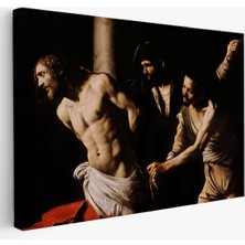 Marsilyan Caravaggio - Sütündaki Isa Tablo - Christ At The COLUMN-7062