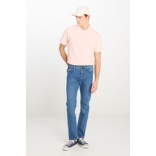 Daren Regular Fit Normal Kesim Normal Bel Düz Paça Pamuklu Esnek Indigo Jean Denim Pantolon
