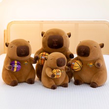 Jayus Basketbol Capybara Peluş Oyuncak Yastık Bebek Bebek (Yurt Dışından)
