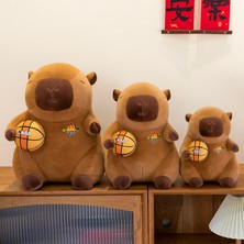 Jayus Basketbol Capybara Peluş Oyuncak Yastık Bebek Bebek (Yurt Dışından)