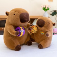 Jayus Basketbol Capybara Peluş Oyuncak Yastık Bebek Bebek (Yurt Dışından)