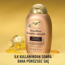 OGX Düzleştirici Brazilian Keratin Smooth Sülfatsız Şampuan 385 ml