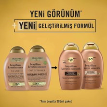 OGX Düzleştirici Brazilian Keratin Smooth Sülfatsız Şampuan 385 ml