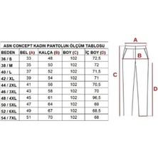 Asn Concept Kadın Lacivert Kapri (Büyük Beden Seçeneğiyle)