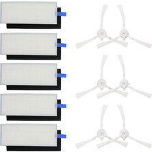 Dadata Qihoo 360 S6 Hepa Filtre Yan Fırça Seti Robotik Süpürge Için (Yurt Dışından)