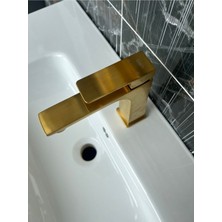 Dante Lavabo Bataryası Mat Fırçalı Altın