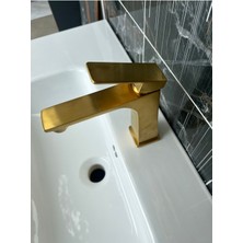 Dante Lavabo Bataryası Mat Fırçalı Altın