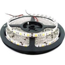 5metre LED Şerit 5050 DC12V Kırmızı Renkli (60LED/M) IP65 Işık Aydınlatma Lambası Hortum Kendinden Yapışkanlı