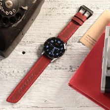 Vagave Huawei Watch Deri Kordon Watch GT4 GT5 46mm Gt 2 3 4 5 Pro Se 2e 22mm 46mm Huawei Watch 4 Pro Ultimate Elite Gt2 E Gt2e Gt2pro Gt3 Pro Gt3pro Kırmızı Deri Kordon Kayış