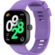 Microcase Xiaomi Redmi Watch 4/mi Band 8 Pro/mi Band 9 Pro ile Uyumlu Delikli Silikon Kordon Kayış - KY6540