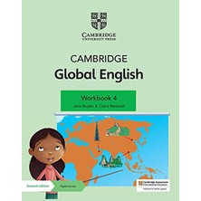 Global English) (Cambridge Primary Second Language As A Primary English For Cambridge (1 Year): Digital Access 4 With English Workbook Global Yeni