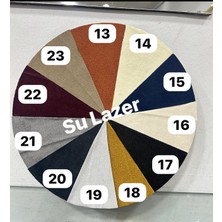 Desenli Suni Deri Peçeteler 6 Adet