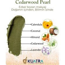 Cedarwood Pearl Krem Far, Eyeliner Doğal Içerikli, (Makyaj Beraberinde Çok Değerli Besleyici Cilt Bakımı)