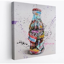 Kola Graffiti Kanvas Duvar Tablosu, Banksy Tarzı Sokak Graffiti POSTERI-5346