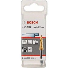 Bosch Accessories Professional Hss-Tin Kademeli Matkap Ucu, 3 Yüzeyli Şaftlı (Ø 4-12 mm, 9 Kademeli)