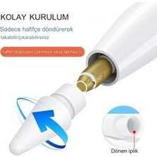 Apple Pencil 1.nesil/2.nesil/usb-C ve Pencil Pro Uyumlu Kalem Ucu Tablet Kalemi Yedek Uç (3 Tane)