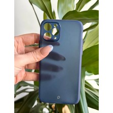 Qans Bilişim iPhone 11 Pro Lacivert Mat Şeffaf Kılıf