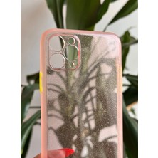 Qans Bilişim iPhone 11 Pro Max Simli Pembe Silikon Kılıf